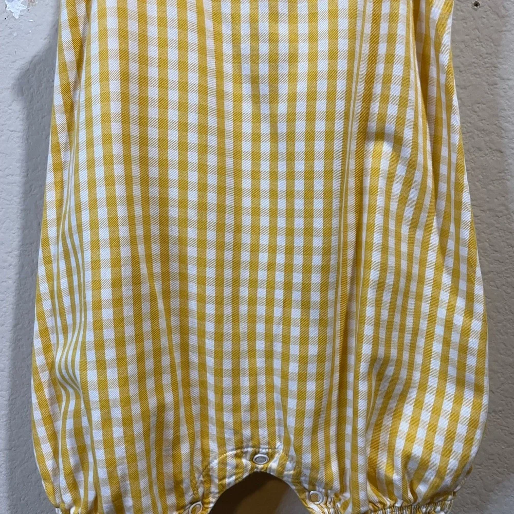 Carters Infant Girls 12m Yellow Romper